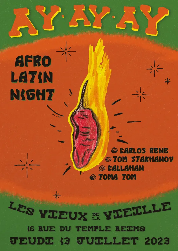 AY AY AY Vol. 2 flyer